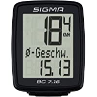 Los mejores  - Sigma Sport 07160 Ciclocomputador- Unisex Adulto- Negro- Talla Única